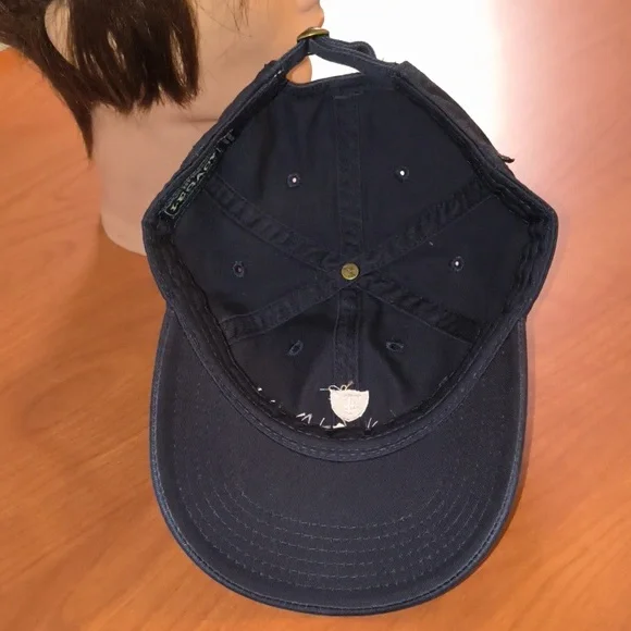 Teachers College Columbia University Embroidered Clean up Strapback Hat Cap